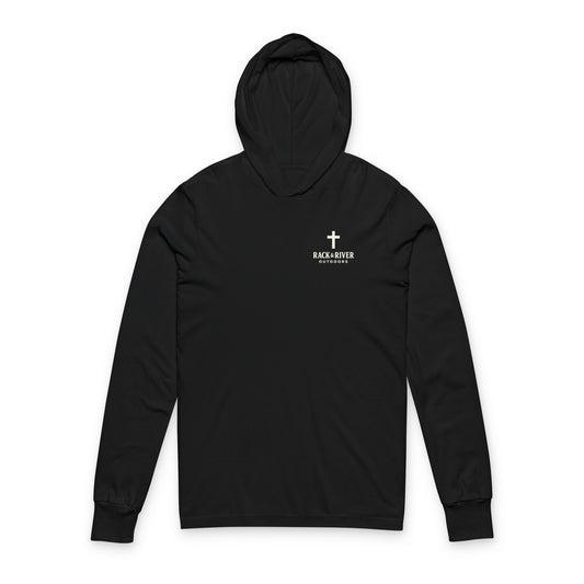 Job 12:7-10 Hooded Long Sleeve