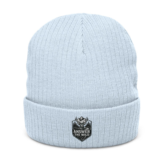 Ribbed Knit Beanie (Embroidery)