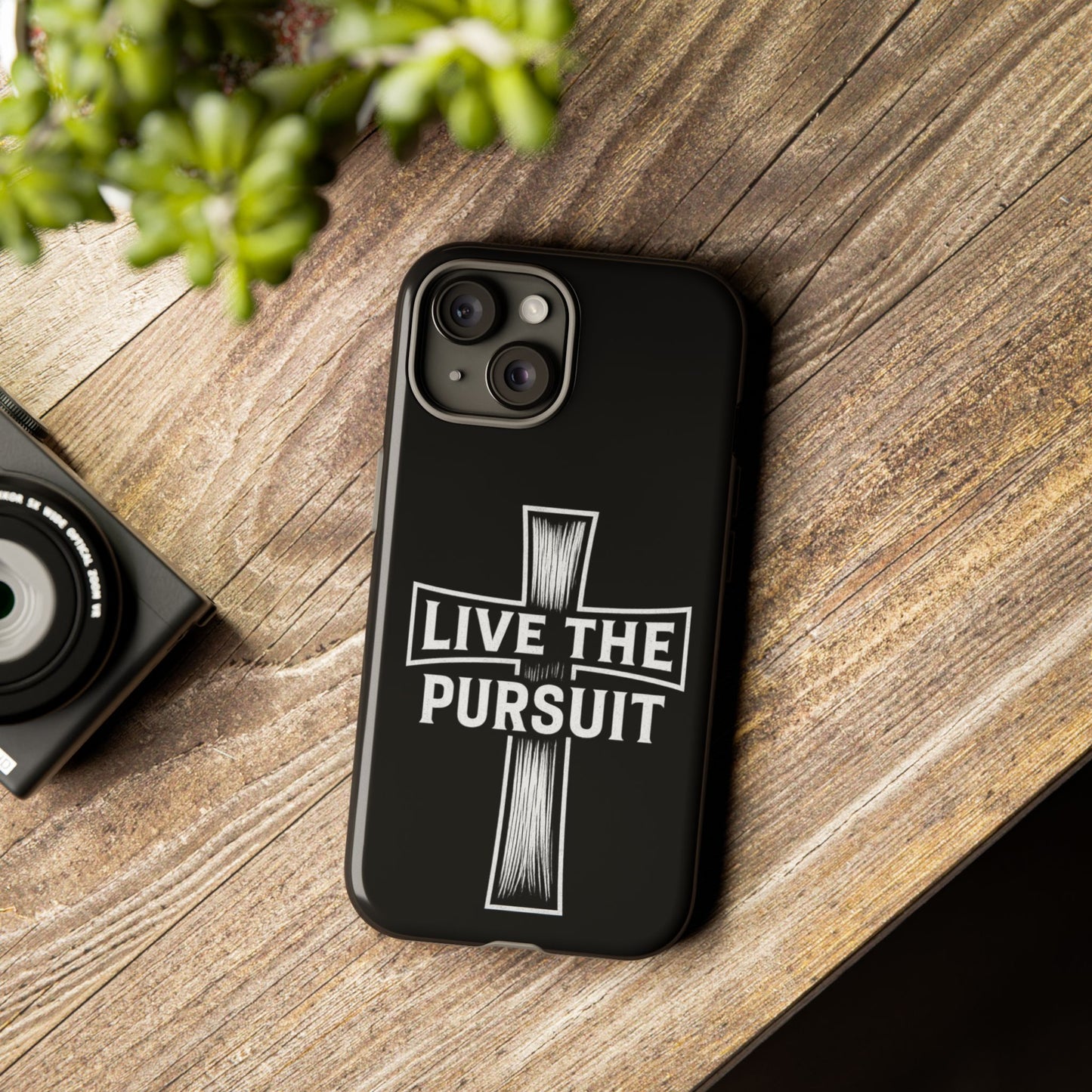 Live The Pursuit Cross Phone Case - ⭐️ Bestseller
