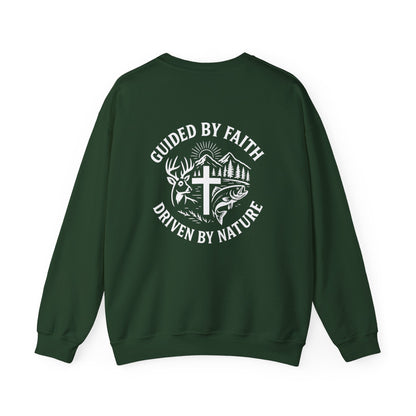 Guided By Faith, Driven By Nature Crewneck - ⭐️ Bestseller
