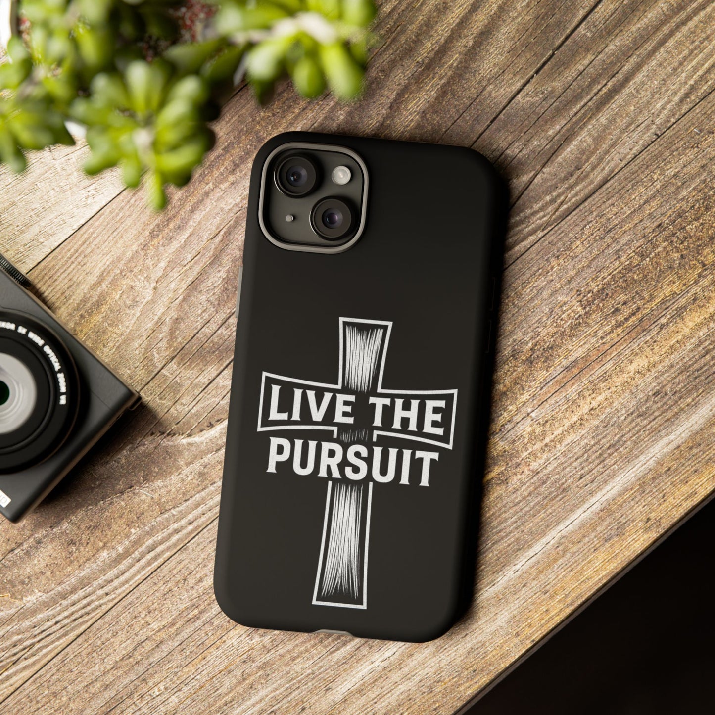 Live The Pursuit Cross Phone Case - ⭐️ Bestseller