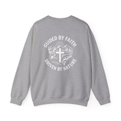 Guided By Faith, Driven By Nature Crewneck - ⭐️ Bestseller