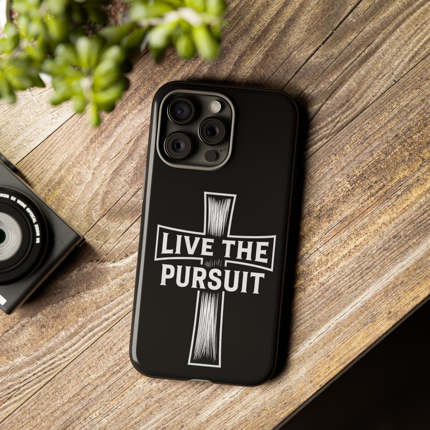 Live The Pursuit Cross Phone Case - ⭐️ Bestseller