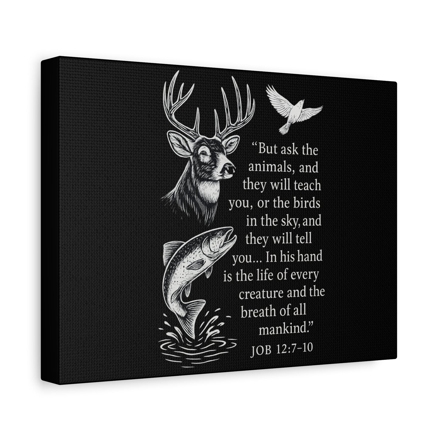Inspirational Wildlife 12" x 9" Canvas Art