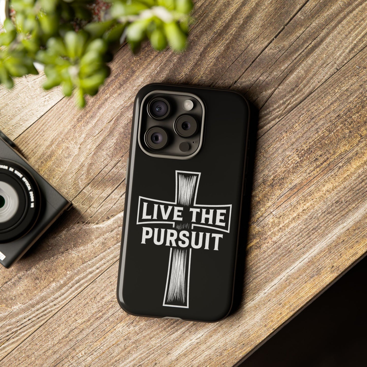 Live The Pursuit Cross Phone Case - ⭐️ Bestseller