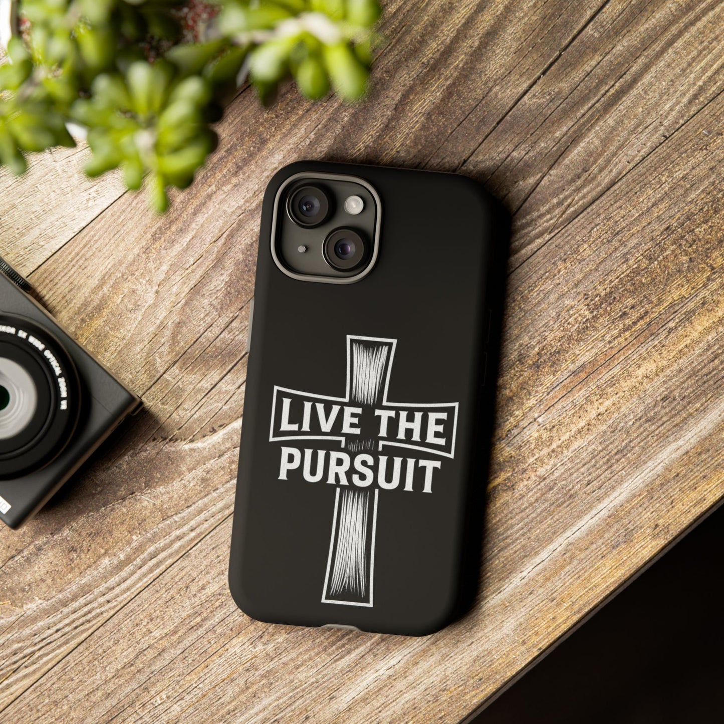 Live The Pursuit Cross Phone Case - ⭐️ Bestseller
