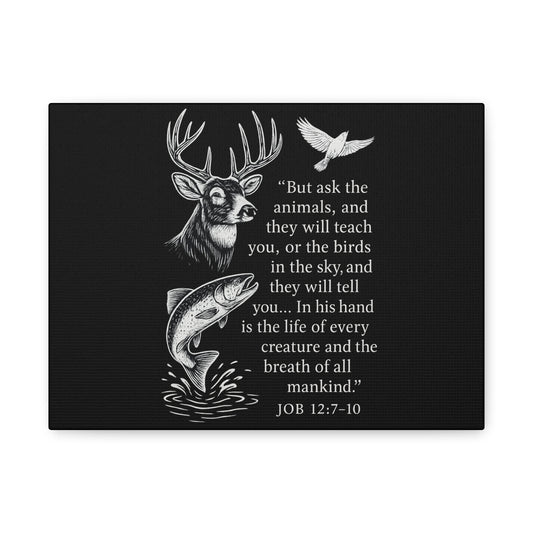 Inspirational Wildlife 12" x 9" Canvas Art